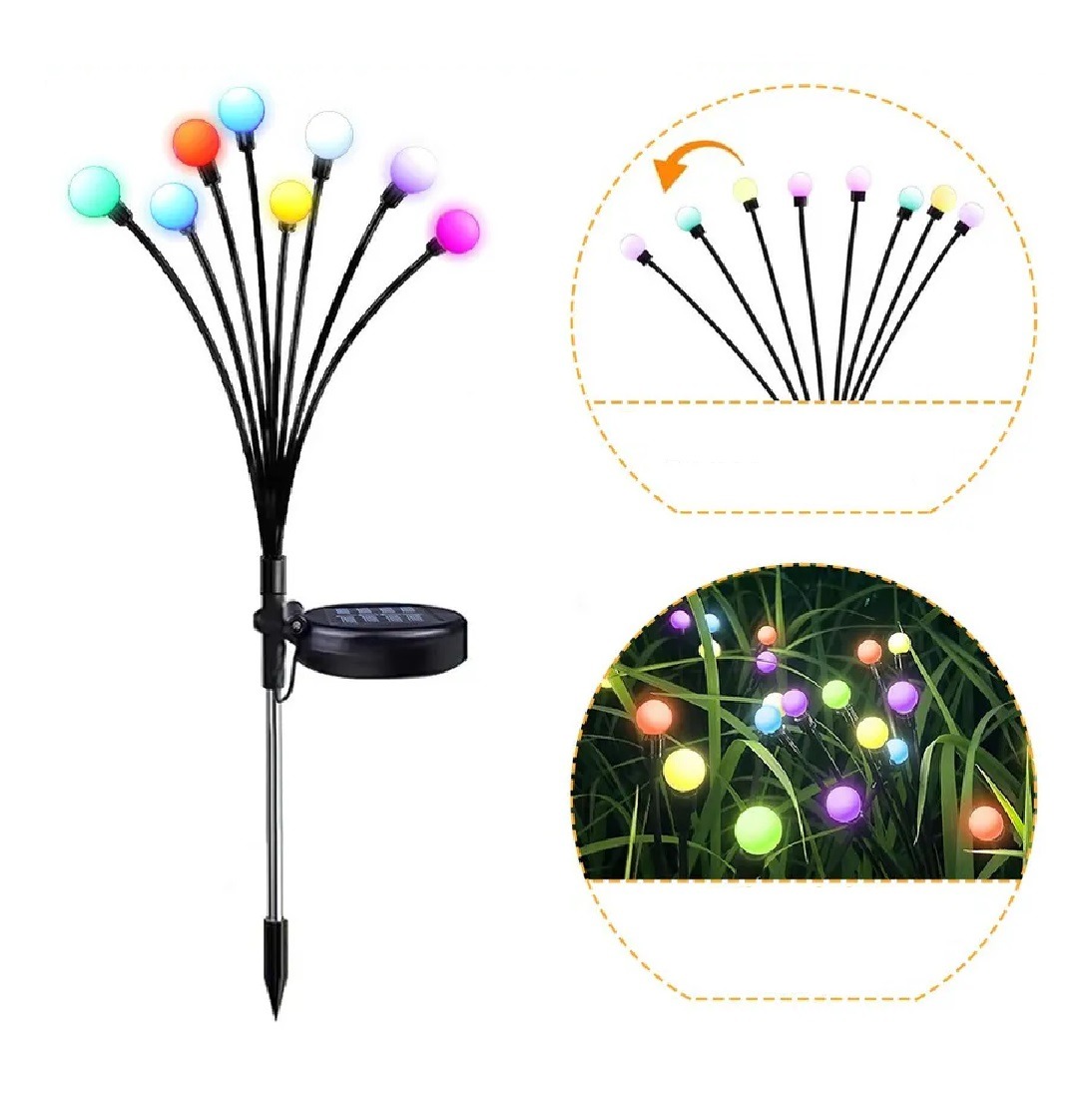 Miniatura 3 de Luces Solares De Jardin 7 Colores